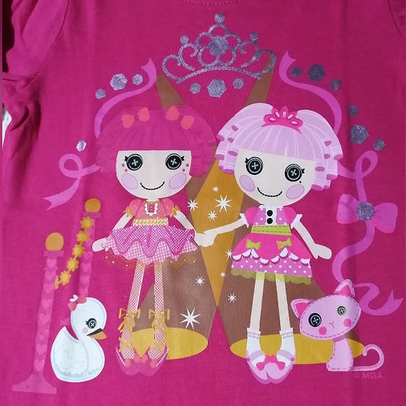 🔥SALE🔥Lalaloopsy Tippy Tumbelina Jewel Sparkles Girl's T-shirt Tee NWT Size 3T - Picture 2 of 5